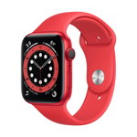 Smartwatch Apple Watch Series 6 GPS + Cellular 44mm 4G Carcasa Red Aluminium Bratara Red Sport Band, Apple