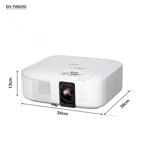 Proiector Epson EH-TW6250, 3LCD, 2.800 lumeni, 4k PRO UHD, 16:9, 35.000:1, lampa 4.500 ore/ 7.500 ore ecomode, corectie ± 30, zoom 1.62, dimensiune maxima imagine 500", USB 2.0 Type B (Service Only), Wireless LAN IEEE 802.11a/b/g/n/ac, Jack plug out, HDM