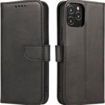 Hurtel Magnet Case elegancki futerał etui pokrowiec z klapką i funkcją podstawki Motorola Moto G100 / Edge S czarny, Hurtel