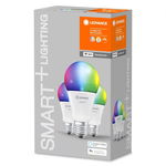 Ledvance Bec LED Smart Wi-Fi, E27, 14 W, 1521 lm, RGBW, 3 buc, Osram