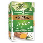 Ceai Infuzie Twinings Rooibos, Ghimbir si Menta, 20 x 2g