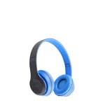 Casti Engros Bluetooth Radio/MP3/TF/mic P47 Alien blue, 
