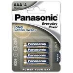 Baterii Panasonic Micro AAA Pro Power, 1.5V, 4 buc