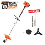 Motocoasa multifunctionala RURIS DAC 335, motor benzina TEZ, 2 timpi, 52 CC, 1.7 CP, rezervor 0.85 litri