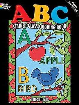 ABC Stained Glass Coloring Book (Dover Coloring Books)