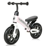 Bicicleta de echilibru fara pedale pentru fete 10 inch Lorelli Scout Roz, Lorelli Bertoni