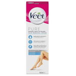 Crema depilatoare pentru pielea sensibila Veet Silk&Fresh 100ml