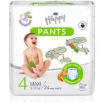 Scutece-chilotel Happy Pants Maxi,Marimea 4, 8-14 kg, 24 buc