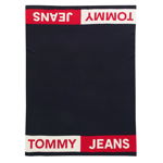 Pled Tommy Jeans TJ Band 130x170cm albastru navy, Tommy Jeans