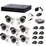 Sistem Camere De Supraveghere Profesional 8 Camere Si Dvr Cctv Cu Internet Si 3G, OEM