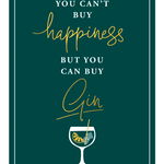 Felicitare - Happiness - Can Buy Gin | The Art File, The Art File