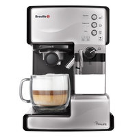 Breville Espressor Manual cu Lapte Prima Latte Argintiu