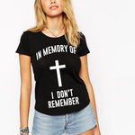 Tricou dama negru - In memory , THEICONIC