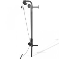 Aparat sală de fitness domiciliu, montare pe perete, cu 2 scripeți, Casa Practica