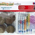 Set joc de rol - Bancnote, monede Euro si chitante, Klein