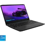 Laptop gaming Lenovo IdeaPad 3 15IHU6, 15.6", Full HD, Intel Core i5-11320H, 8GB RAM, 512GB SSD, NVIDIA GeForce GTX 1650, No OS, Shadow Black