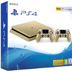 Consola Sony Playstation 4 Slim 500 GB Limited Edition Gold + controller DualShock 4 V2 Gold