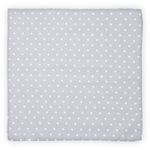 Scutec pled muselina 80 x 80 cm Grey Dots, LORELLI