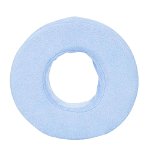 Perna Sanity maxi, pentru prevenirea escarelor de decubit, din spuma de poliuretan, cu husa detasabila placuta la atingere, diametru 42 cm, Bleu, Sanity