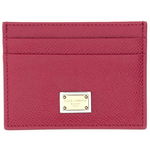 Dolce & Gabbana DOLCE & GABBANA LEATHER CARD HOLDER FUCHSIA, Dolce & Gabbana