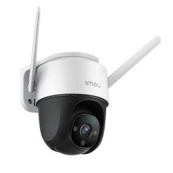 Camera IP de exterior/interior wireless, 4MP, Full Color, LED 30m, PTZ, IP66, Microfon si difuzor, IMOU Cruiser, Functie de alarma cu LED si sirena controlabil din telefon combatibil IOS/Android