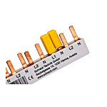 Protection-cover yellow for pin busbar on 1 MW, Schrack