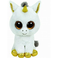 Plus ty 15cm boos pegasus unicorn alb