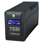 UPS TED 1300VA / 750W LCD LINE INTERACTIVE 4 IESIRI SCHUKO DZ088391