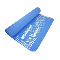 Saltea pentru Yoga DHS, 183 x 61 x 0.4 cm, TPE, Albastru, DHS