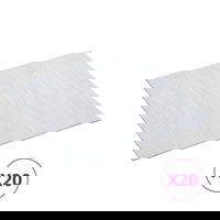 Gossi placi de pardoseala autoadezive 20 buc. alb, pvc, 1,86 m2, Gossi