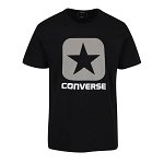 Tricou negru Converse Core Boxsstar cu imprimeu