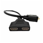 Cablu DVI la HDMI adaptor Splitter dual, 