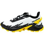 Salomon, Pantofi pentru alergare Alphacross Trail, Negru, Alb, Galben, 8