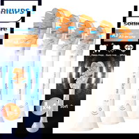 Rezerve Philips Sonicare A3 Premium All in One HX9094/87, pachet de 4 capete de periere standard, sincronizarea modurilor BrushSync, Alb, Philips