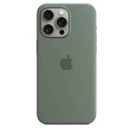 Husa de protectie Apple Silicone Case with MagSafe pentru iPhone 15 Pro Max, Cypress, Apple