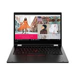 Laptop 2 in 1 Lenovo ThinkPad L13 Yoga with processor Intel Core i5-10210U up to 4.20 GHz, 13.3", Full HD, Touch, 8GB, 256GB SSD, Intel UHD Graphics, Windows 10 Pro, Black