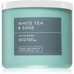 Bath & Body Works White Tea & Sage lumânare parfumată 411 g, Bath & Body Works