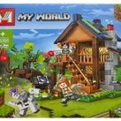 Set de constructie My World of Minecraft, Casa Fierarului, 465 piese tip lego