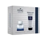 Set KING OF SEDUCTION: Apa de toaleta, 50 ml + After shave balsam, 75 ml