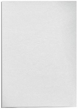 Coperti imitatie piele - alb, A4, 250 g/mp, 100 bucati/top, FELLOWES Delta, FELLOWES