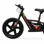 Bicicleta electrica fara pedale, Nitro Bike DIKY 180W 24V Lithium , Roti 16 inch, Rosu