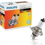 Set de 2 becuri Philips Premium, H4, 12V, 60/55W, PHILIPS
