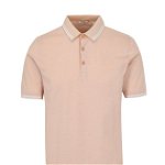 Tricou polo roz pal cu broderie ONLY & SONS Stan, ONLY & SONS