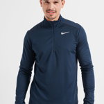 Nike, Bluza cu tehnologie Dri-FIT si fenta cu fermoar, pentru alergare Pacer, Bleumarin, 2XL