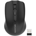 Mouse Wireless PROMATE Clix-8, 1600 dpi, negru