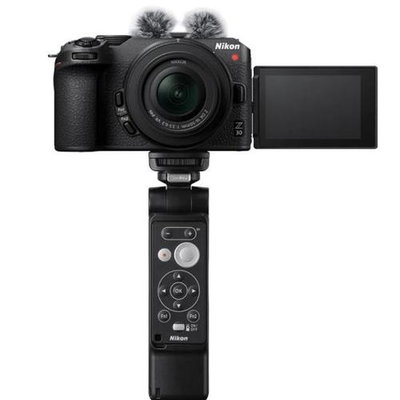 Aparat foto Mirrorless Nikon Z30 Vlogger Kit, 20.9 MP , 4K, Wi-Fi, + Obiectiv 16-50mm, Negru