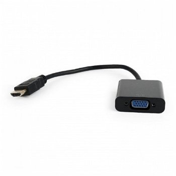 Cablu adaptor de la HDMI Tata la VGA Mama, A-HDMI-VGA-04, Gembird