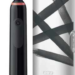 Periuta de dinti electrica Oral-B Pro 3 3500, Curatare 3D, 3 programe, 1 Incarcator, 1 Capat, Trusa de calatorie, Negru, Oral-B