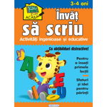 Scoala acasa - Invat sa scriu, GIRASOL, 2-3 ani +, GIRASOL