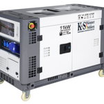 Generator de curent 11 KW diesel - Heavy Duty - insonorizat - Konner & Sohnen - KS-14-2DE-ATSR-Silent, Konner & Sohnen
